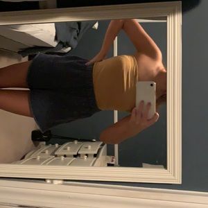 MUSTARD CROP TOP